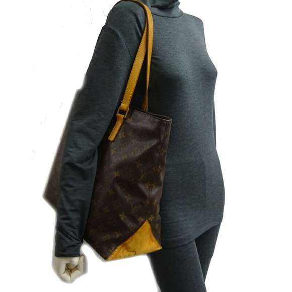 Louis Vuitton Bag Cabas Monogram Tote Brown Mezzo - Picture 9 of 9